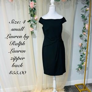 Lauren Ralph Lauren Black Midi Dress